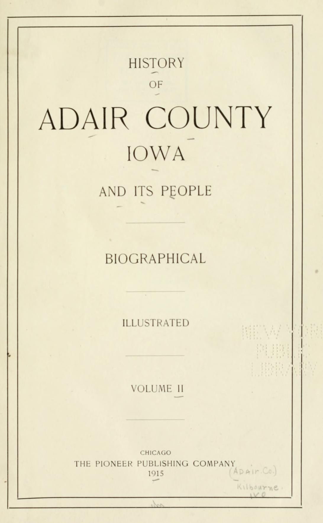 Biography of J. F. Baudler of Fontanelle, Iowa Iowa Genealogy